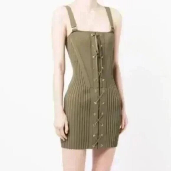 🌷 Dion Lee lace-up Corset bodycon Dress 🌷 - Picture 2 of 10